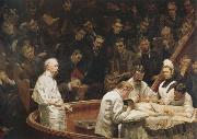 Thomas Eakins the agnew clinic oil painting artist